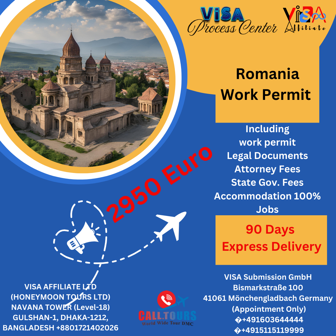 Romania work visa as a Bangladeshi citizen